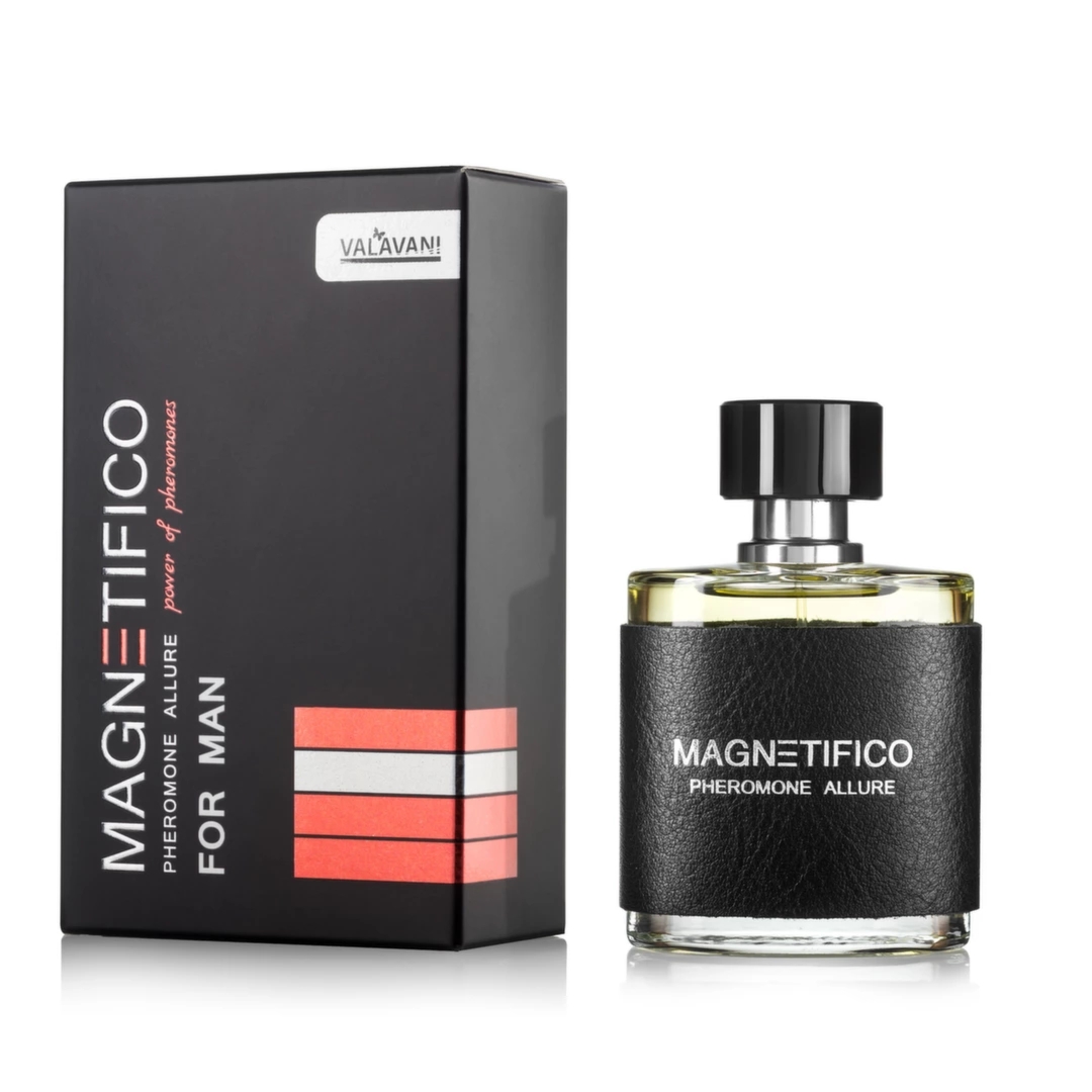 MAGNETIFICO Pheromone Allure 50ml – Męska woda perfumowana EdP z nutami drzewno-cytrusowymi, formuła AT-SC-R
