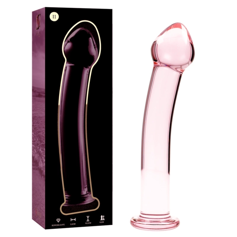 Ibiza Nebula Series Model 11 szklana maszyna intymna różowa 16 cm – borokrzemowe szkło, ręcznie formowana