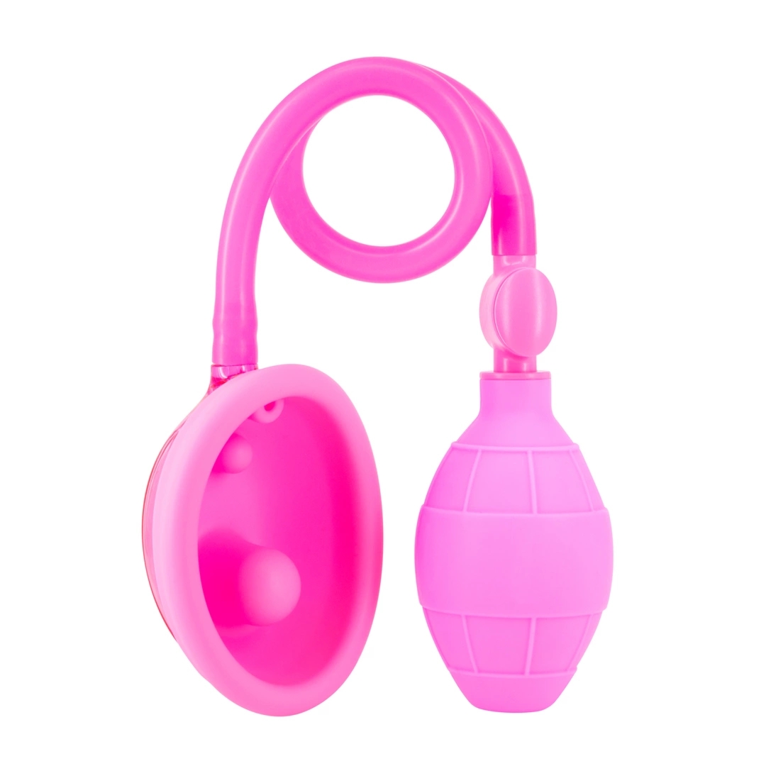 Seven Creations Pink pompa próżniowa anatomiczna do stref intymnych, przezroczysta komora, różowa
