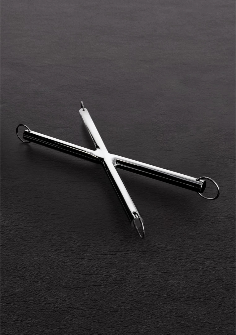 Steel X-Hog Tie Bar – stalowy drążek z O-ringami do unieruchamiania, skrzyżowana konstrukcja