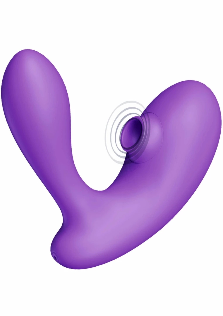 Xocoon DuoVibe I Air – wielofunkcyjny masażer, technologia powietrzna, silikon, fioletowy