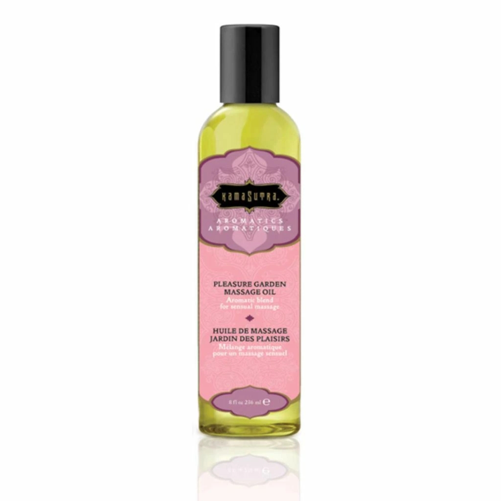 Kama Sutra Aromatic Massage Oil Pleasure Garden 236ml – olejek do masażu róża, jaśmin, drzewo sandałowe