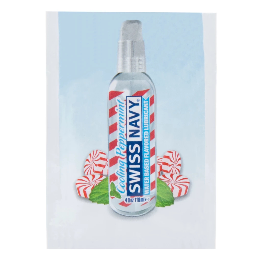 Swiss Navy żel intymny miętowy chłodzący 5 ml, travel size, efekt świeżości