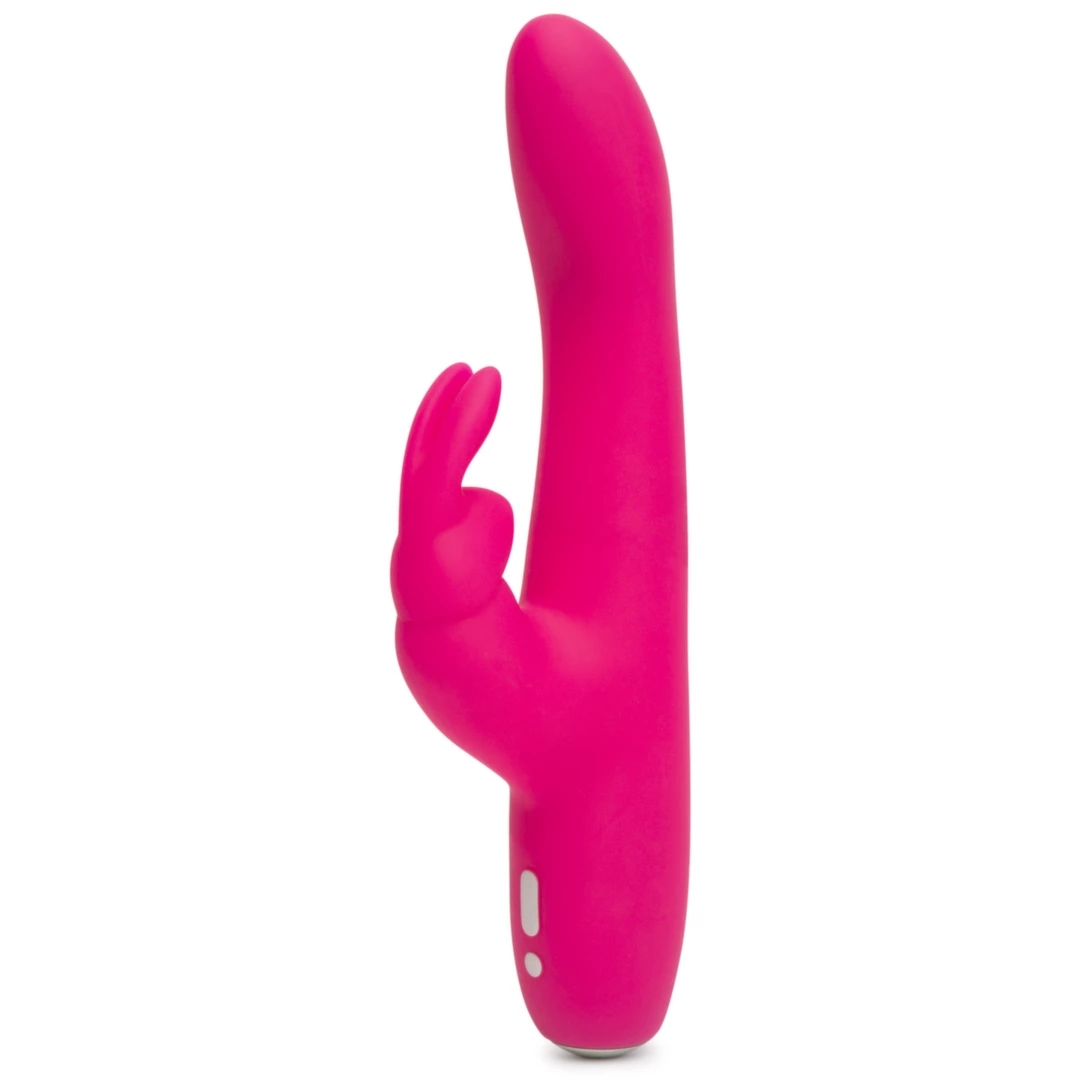 Lovehoney Happy Rabbit Curve Slim Pink – smukły model z podwójnym systemem wibracji, 15 trybów