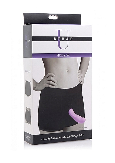 Uprząż w stylu bokserek + wbudowany pierścień L / XL - czarne AE810-LXL - Mod Active Style Harness + Built In O Ring L/XL