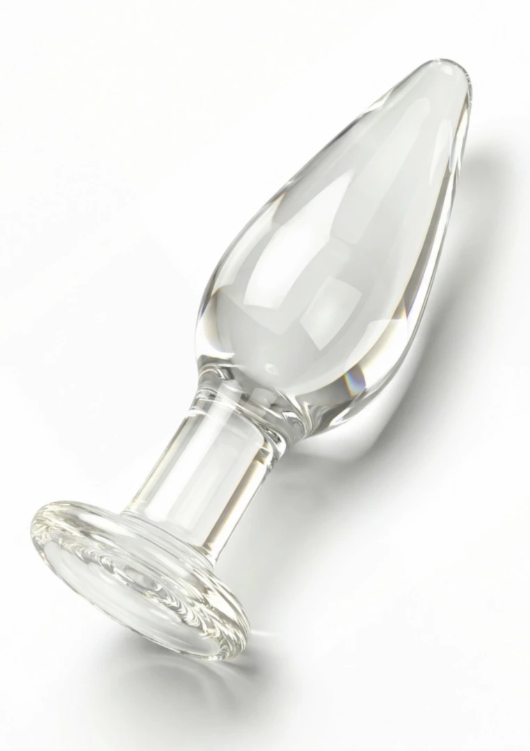TOYJOY GLASS WORXX Star Sparkler szklany korek anatomiczny z szeroką bazą