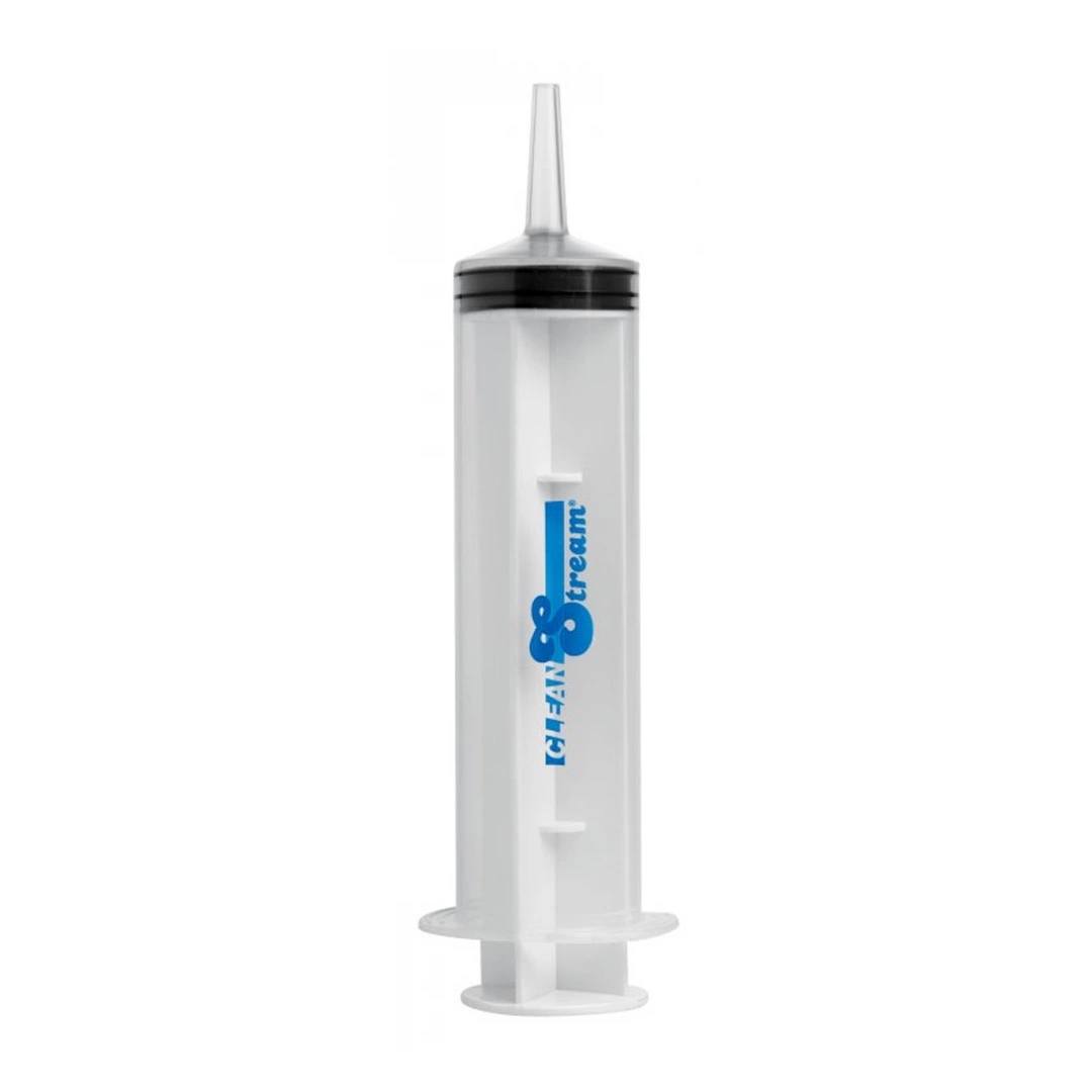 XR Brands CleanStream – strzykawka do higieny 150 ml z miarą i ergonomiczną końcówką