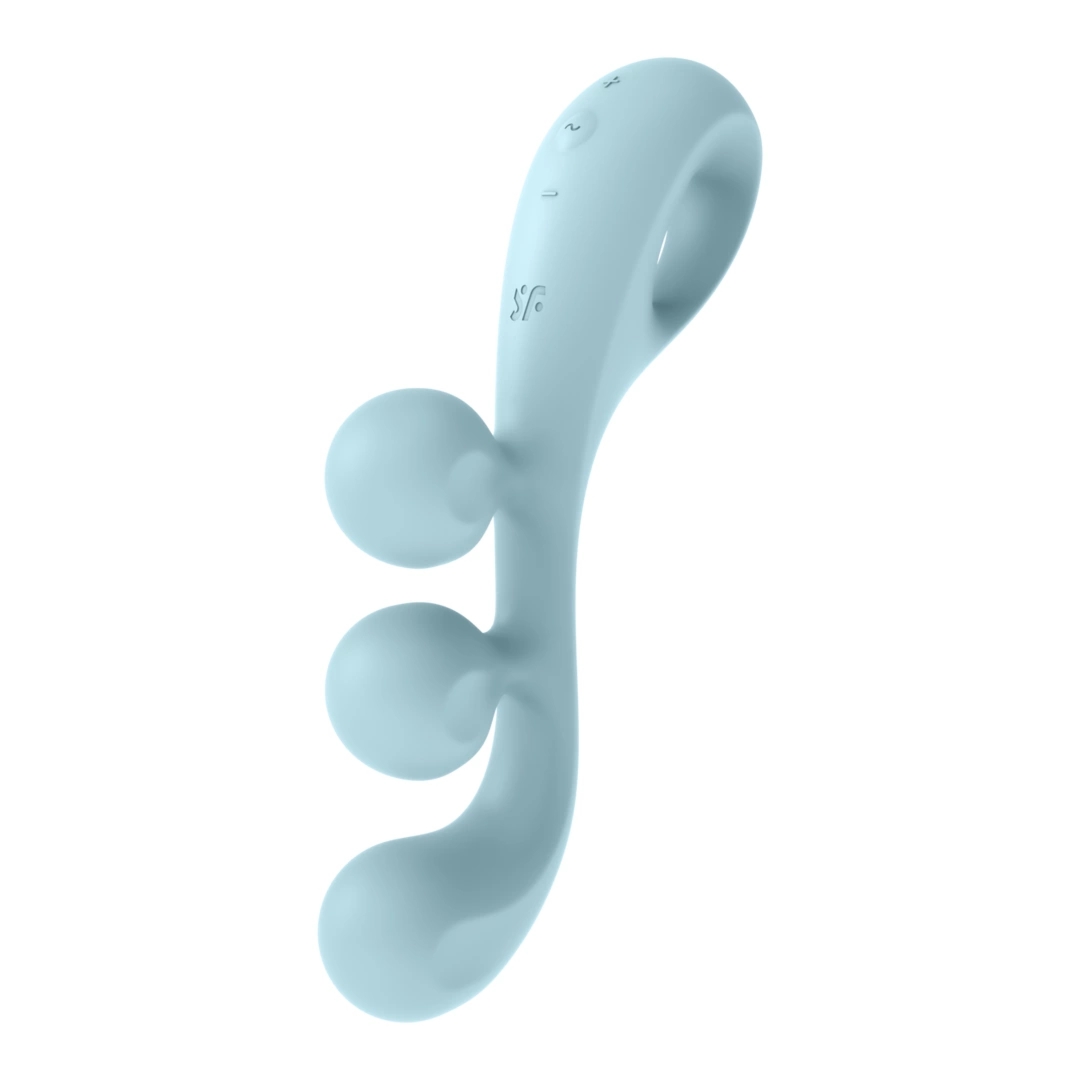 Satisfyer Tri Ball 2 wielofunkcyjny model z trzema silnikami, silikonowy, fioletowy