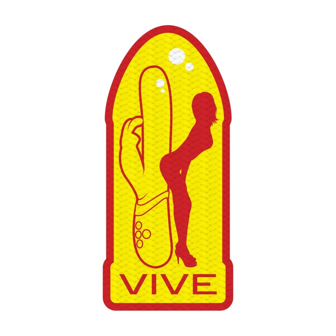 Shots Woven Badge VIVE – naszywka z tkaniny, personalizowana, wielokolorowa