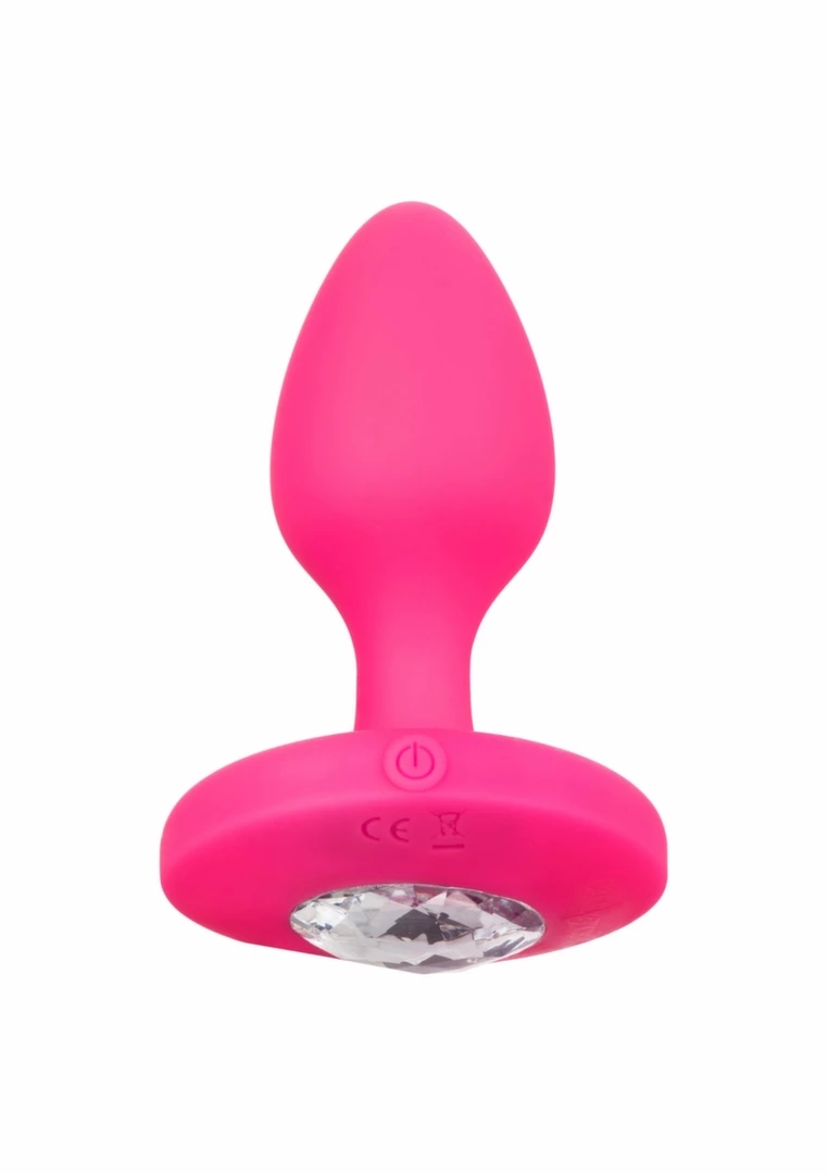 CalExotics Cheeky Gem Medium sonda wibrująca z kryształową bazą, 10 trybów, USB