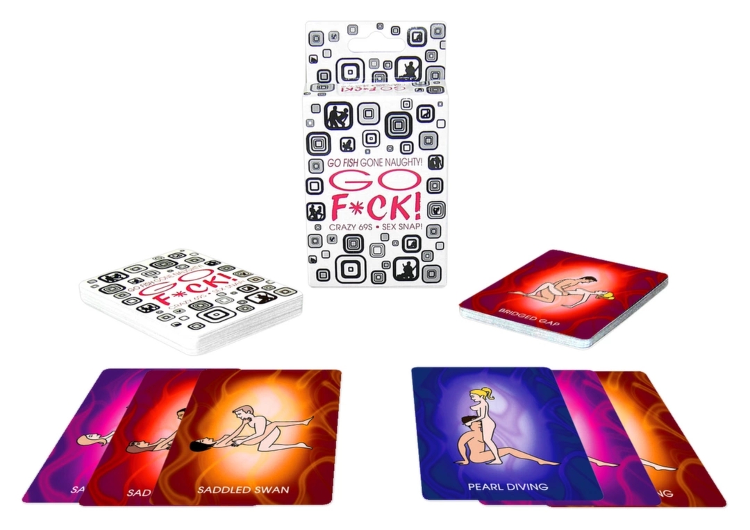 Kheper Games Go F*ck Card Game – Gra karciana dla par, 52 karty z zadaniami