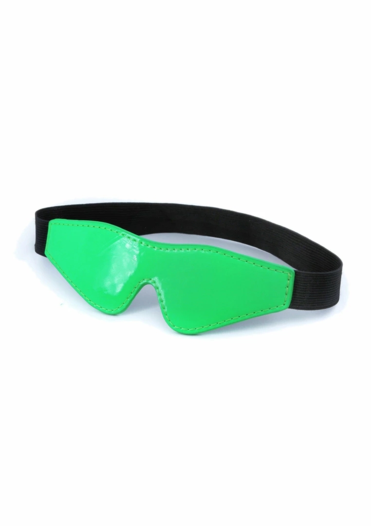 NS Novelties Electra Blindfold neoprenowa maska na oczy czarna z regulacją
