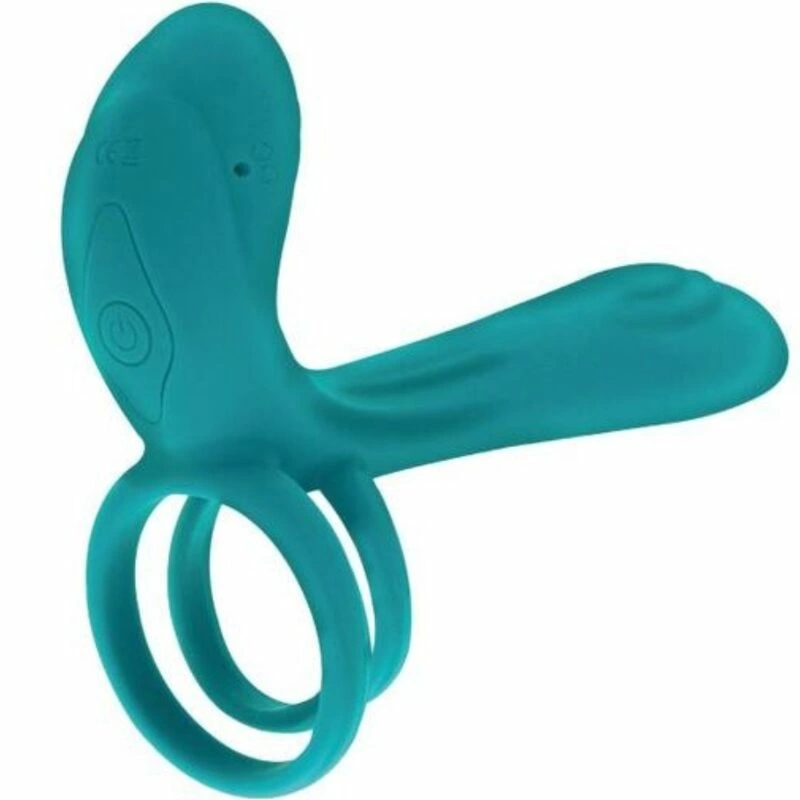 Xocoon Pierścień Wibracyjny dla Par Zielony – model anatomiczny, regulowany silikon