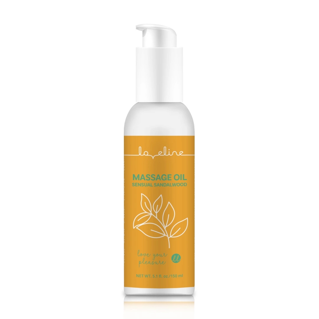 Loveline Olejek do masażu Sandalwood 150ml, aromat drzewa sandałowego, pielęgnacja