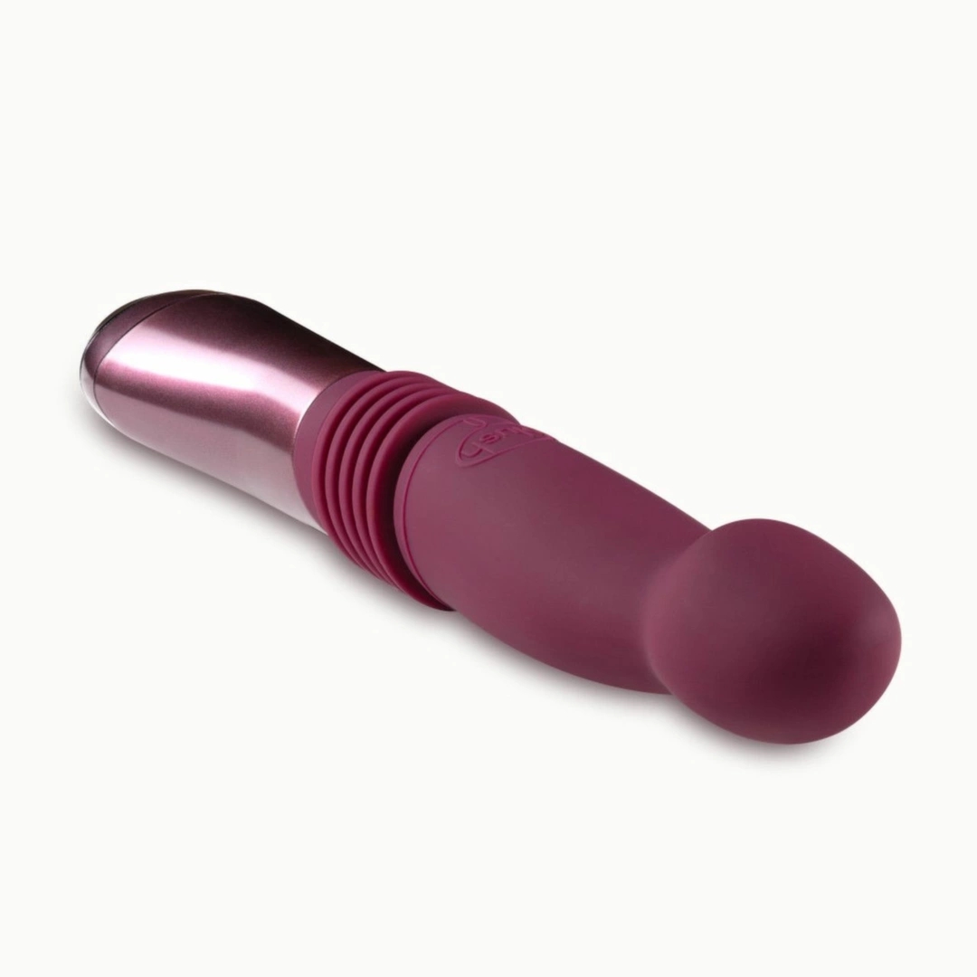 Temptasia Trixie Wine Red – Model z funkcją ruchu posuwistego, silikon Puria™, ładowanie USB