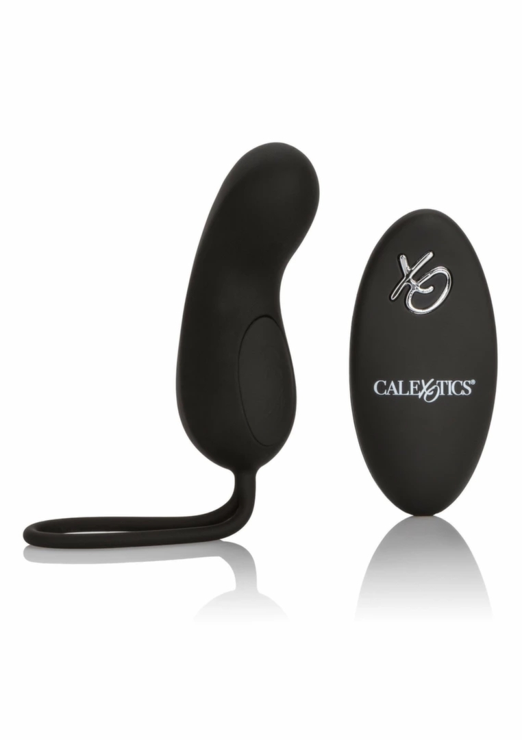 CalExotics Remote Rechargeable Curve – bezprzewodowa mini maszyna intymna, fioletowa, 12 trybów