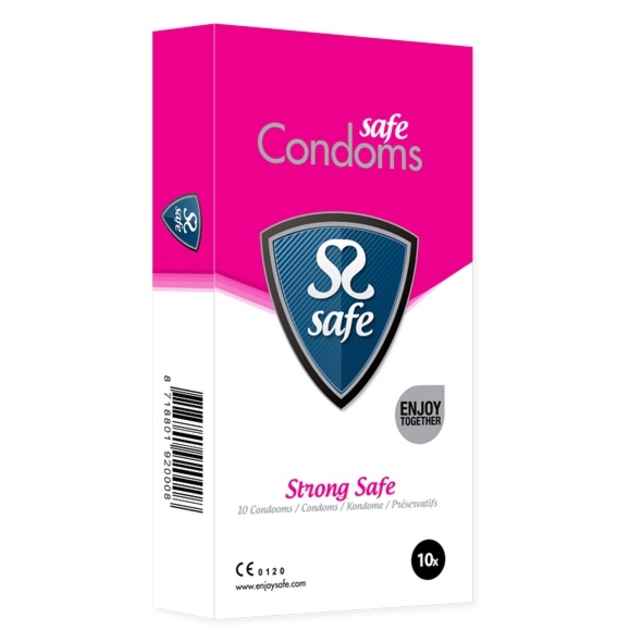 SexShop - Prezerwatywy wzmocnione - Safe Strong Condoms 10 szt - online