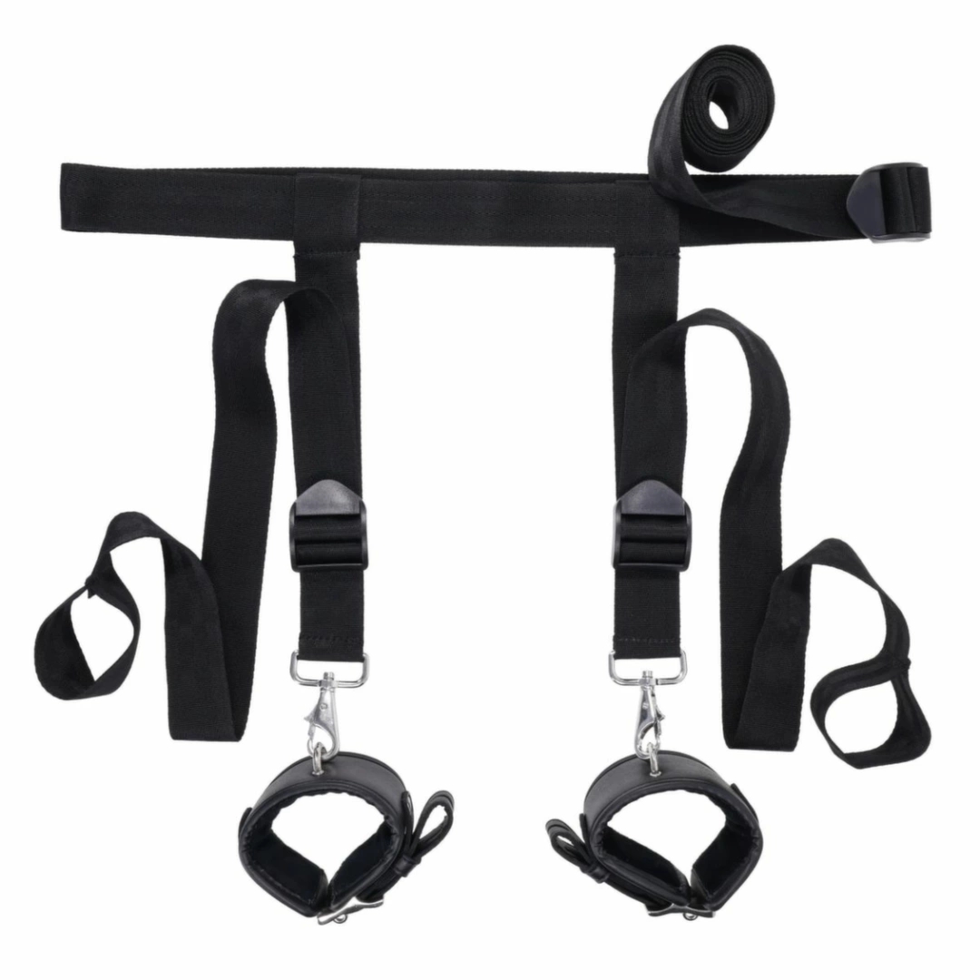 Sportsheets Edge Door Restraints czarny – system mocowań do drzwi, regulowane paski, uniwersalny