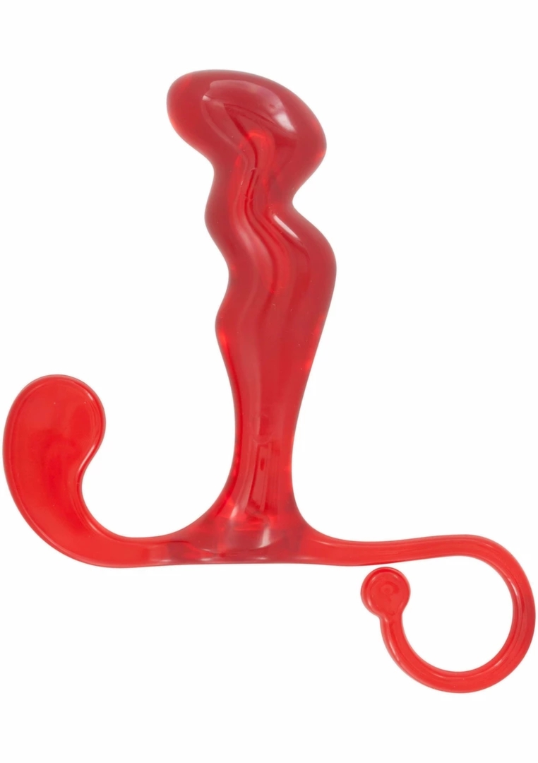 ToyJoy Power Plug Prostate Massager model anatomiczny, silikonowy, czarny, uchwyt