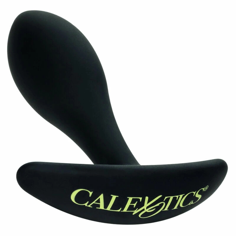 CalExotics Boundless Slim Plug silikonowy model smukły 7,5x2 cm, czarny, minimalistyczny