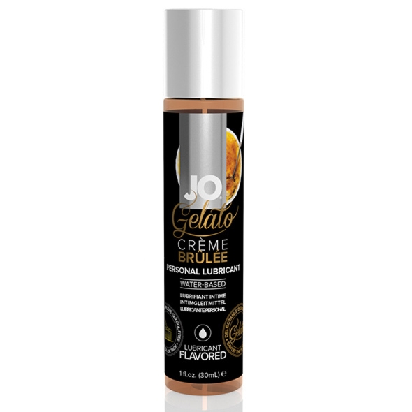 Sexshop - System JO Gelato Creme Brulee 30ml - Żel nawilżający smakowy