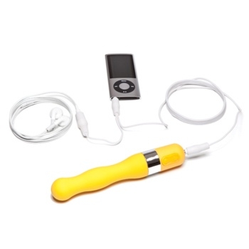 SexShop - Wibrator muzyczny Naughtibod - iPod Vibrator żółty - online