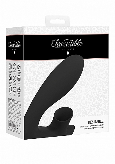 WIBRATOR powietrzny STYMULATOR Irresistible - Irresistible - Desirable - Black