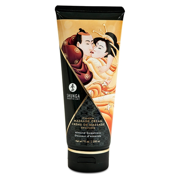 Sexshop - Shunga Massage Cream 200 ml Migdały - Krem do masażu ciała - online