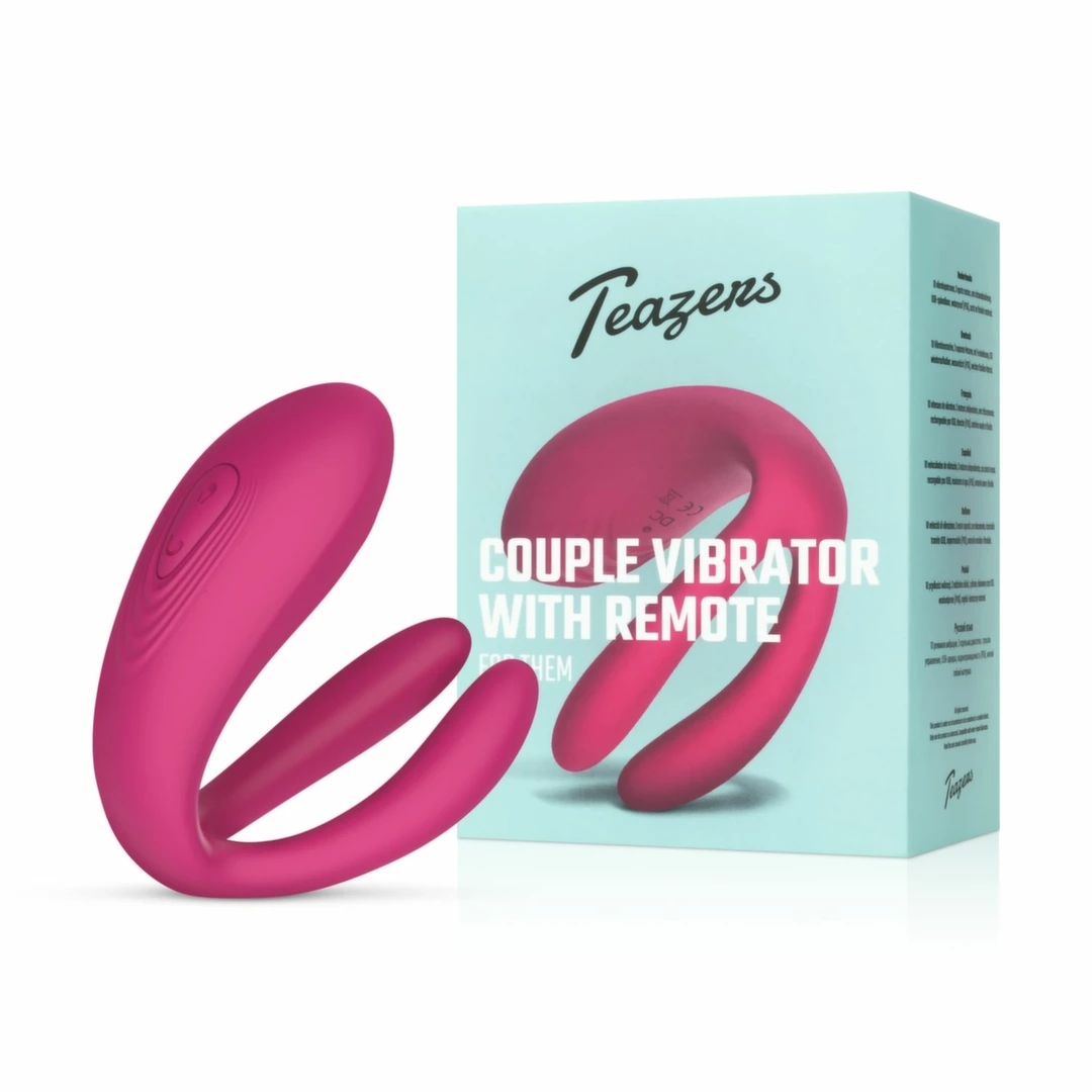 Teazers Model Couple – wielofunkcyjny system intymny dla par, 3 końcówki, pilot bezprzewodowy