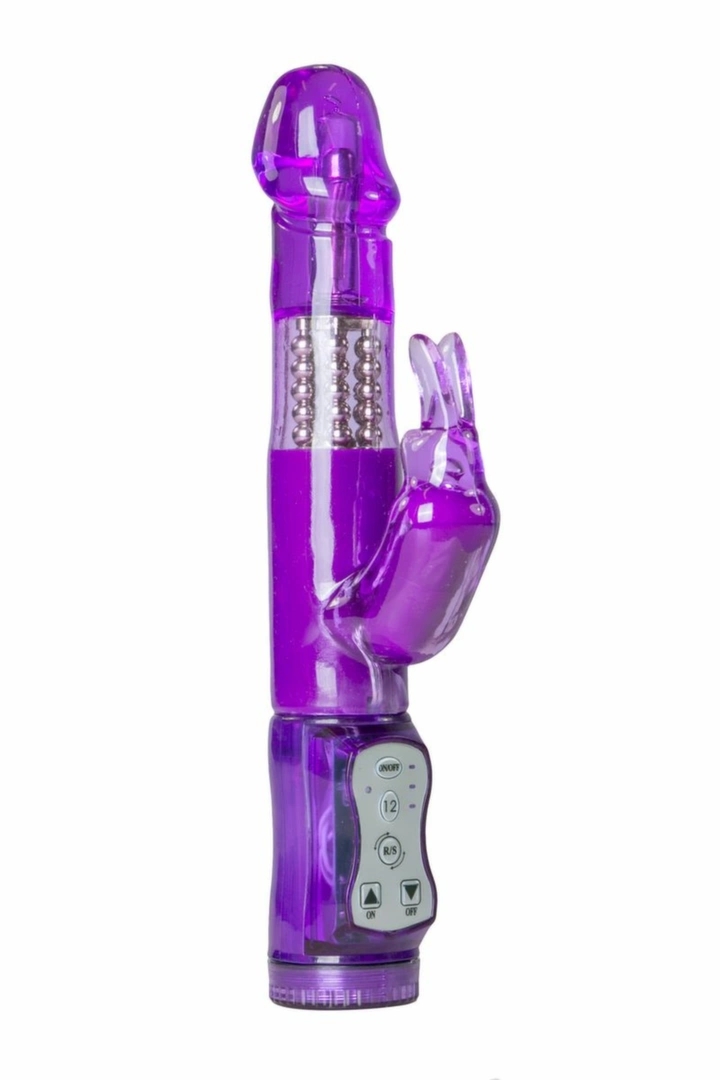 EasyToys Rabbit Vibrator Purple – Model z 12 trybami, funkcja rotacji, wodoodporny
