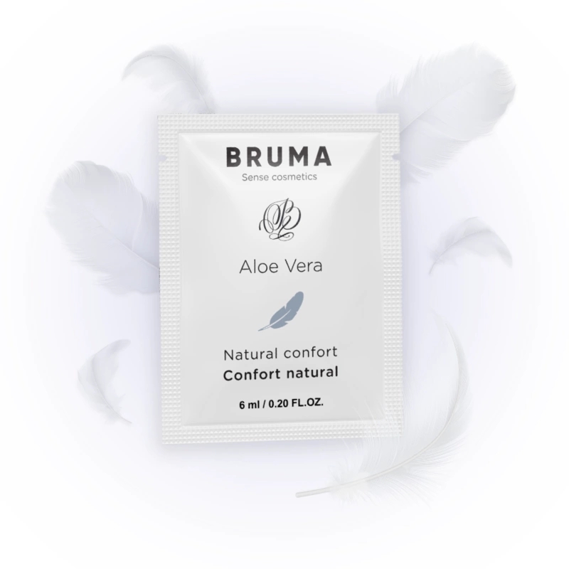 BRUMA Aloe Vera żel nawilżający intymny 6 ml, naturalny komfort, bezzapachowy skład