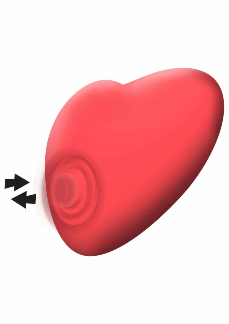Heartbeat Pulsating Stimulator – kompaktowy masażer pulsacyjno-wibracyjny, silikon