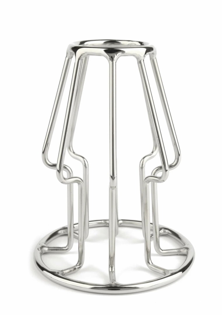 Mr. Steel Trapezoid Plug Medium stalowy korek geometryczny, otwarta konstrukcja, średni rozmiar