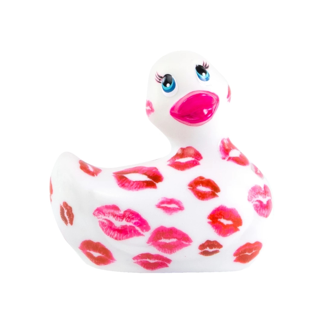 Big Teaze Toys I Rub My Duckie 2.0 Romance masażer anatomiczny, biało-różowy, 7 programów