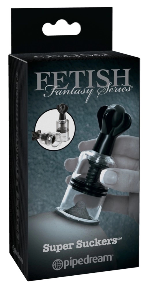 Fetish Fantasy przyssawki z regulacją siły i mechanizmem skrętu, 2 szt., ABS, guma