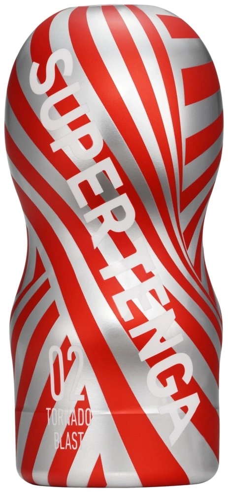 Tenga Super Tenga Tornado Blast jednorazowa maszyna intymna, 16 cm, spiralna struktura