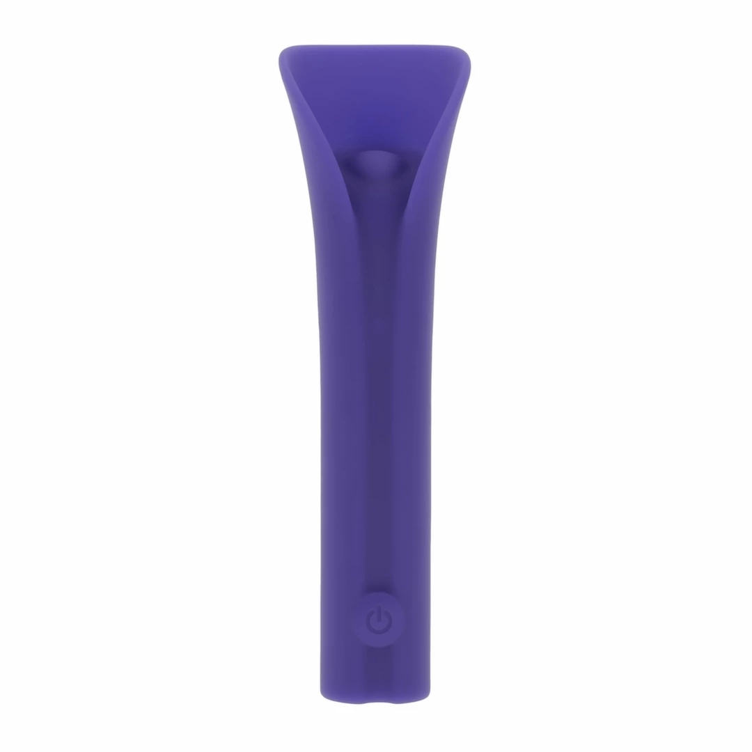 Evolved Novelties Full Coverage Purple – wibrujący aplikator z elastyczną osłoną, fioletowy