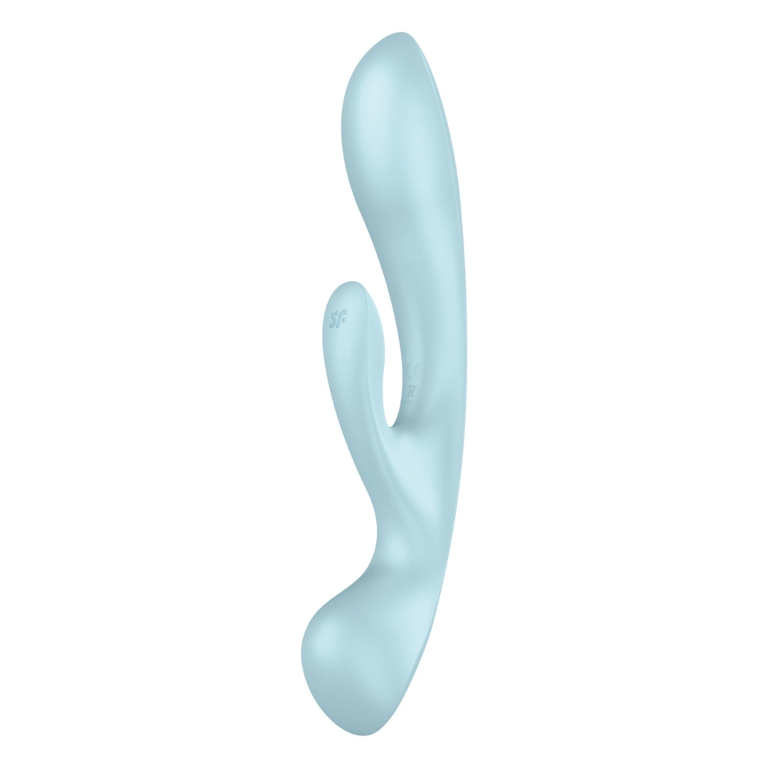 Satisfyer Triple Oh wibrator z trzema silnikami, silikon medyczny, wodoodporny, fioletowy