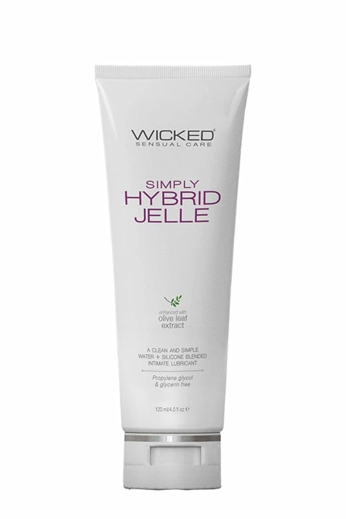 Wicked Simply Hybrid Jelle Lubricant 120ml – ultra-gęsty żel hybrydowy, oliwka
