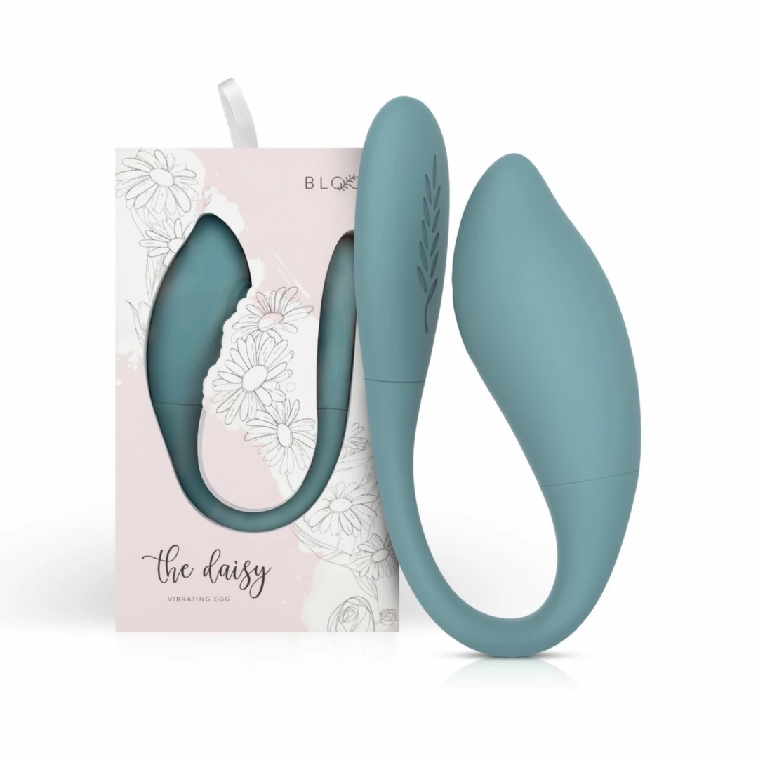 Bloom Daisy Model Egg Zielony – silikonowe jajko wibrujące z technologią Swipe, wodoodporne, USB