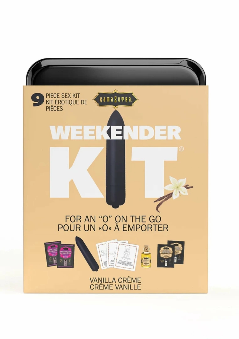 KamaSutra The Weekender Kit zestaw podrożny mini kosmetykow intymnych z chusteczkami