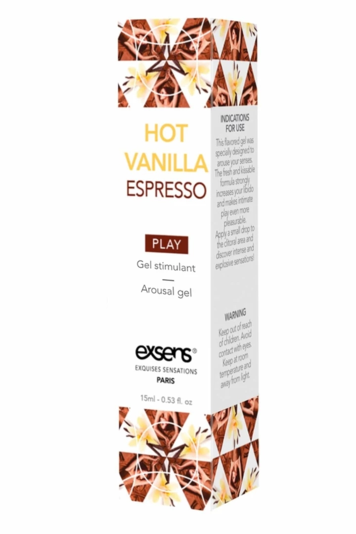 EXSENS Arousal Gel Hot Vanilla Espresso 15ml – żel intymny chłodzący kawa-wanilia