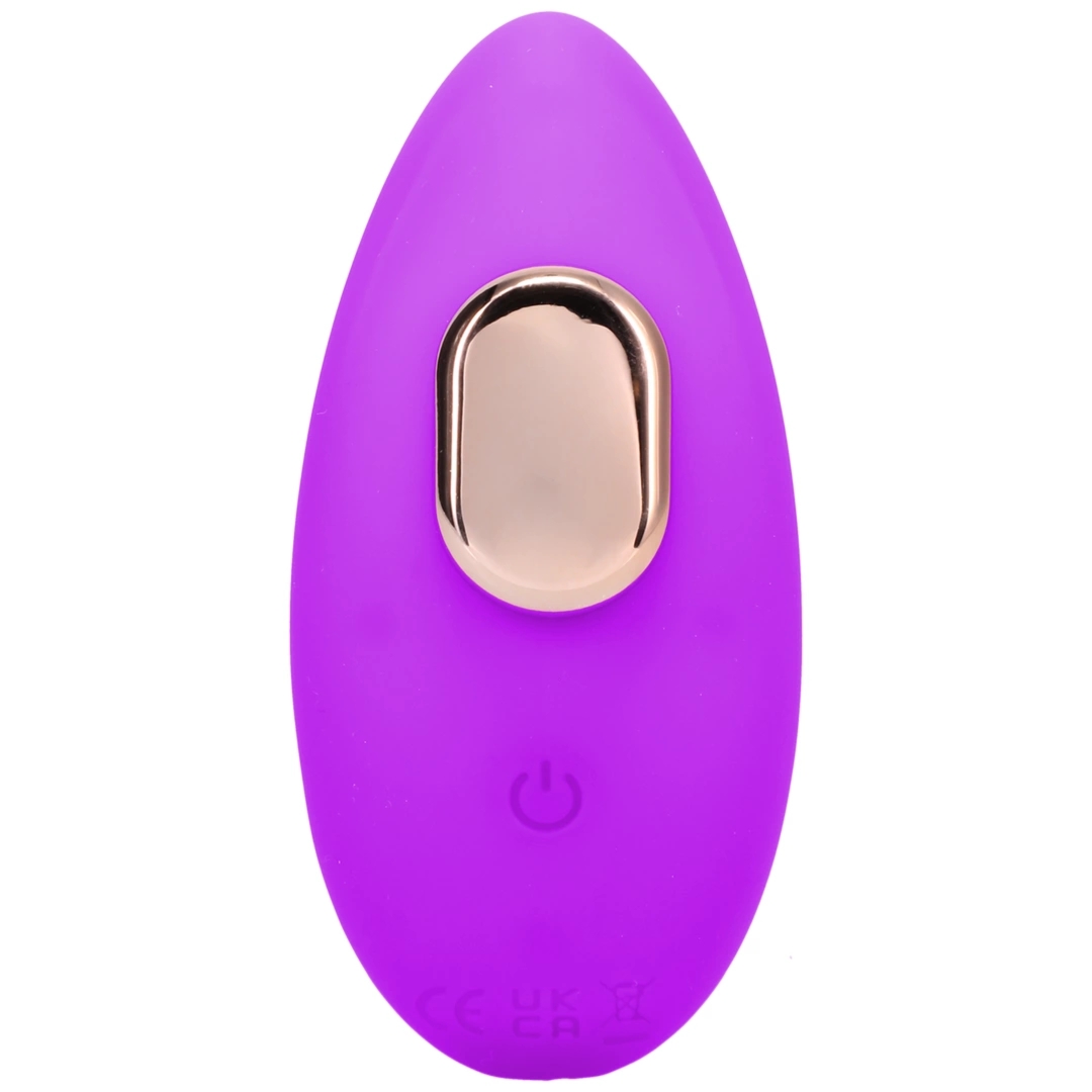 Doc Johnson Magnetic Panty Vibe silikonowy model z pilotem, czarny, magnetyczne mocowanie
