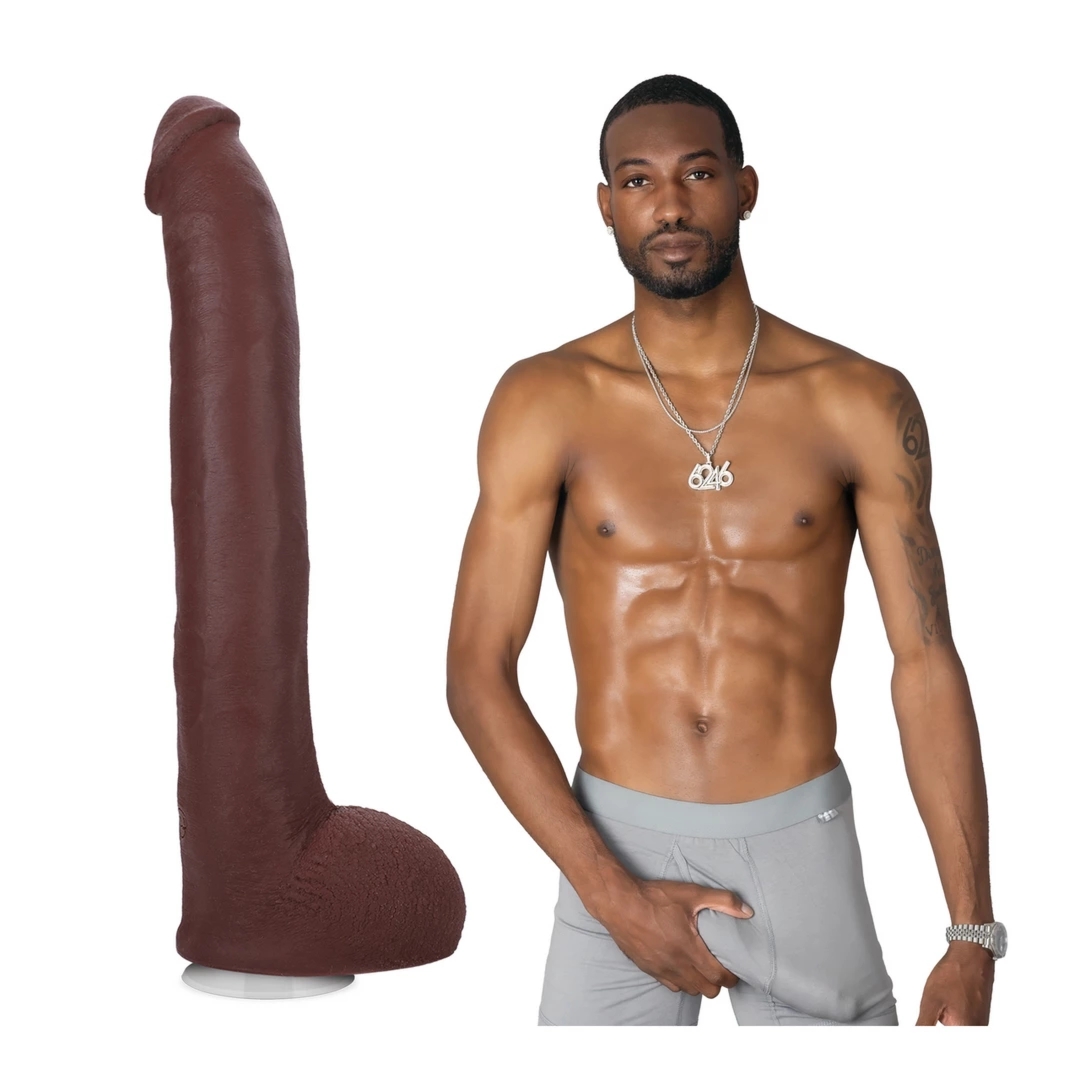 Doc Johnson Ultraskyn Hollywood Cash 29 cm anatomiczny model premium, cielisty