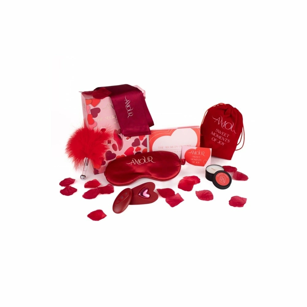 AMOUR The Secrets of Love Zestaw Intymny Panty Play Kit 7w1, silikon, pilot, USB