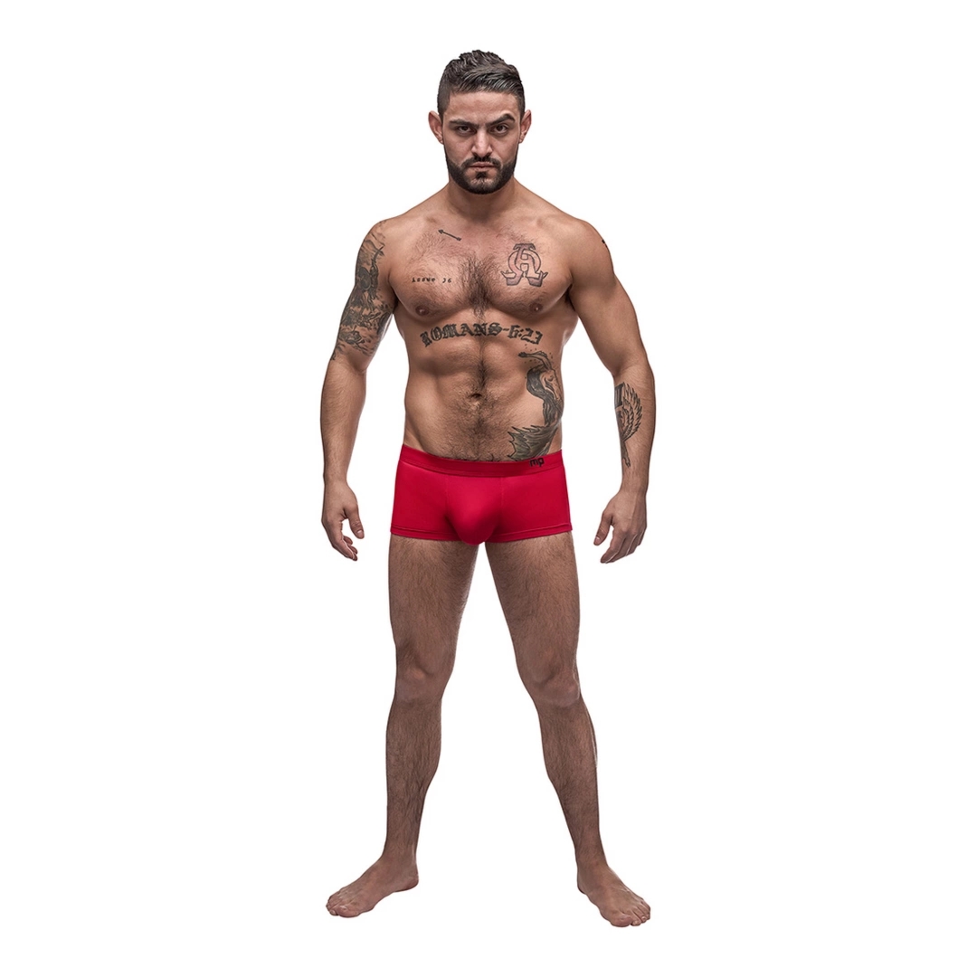 Male Power Pure Comfort Modal L szorty męskie czarne z elastycznego modalu, anatomiczny fason
