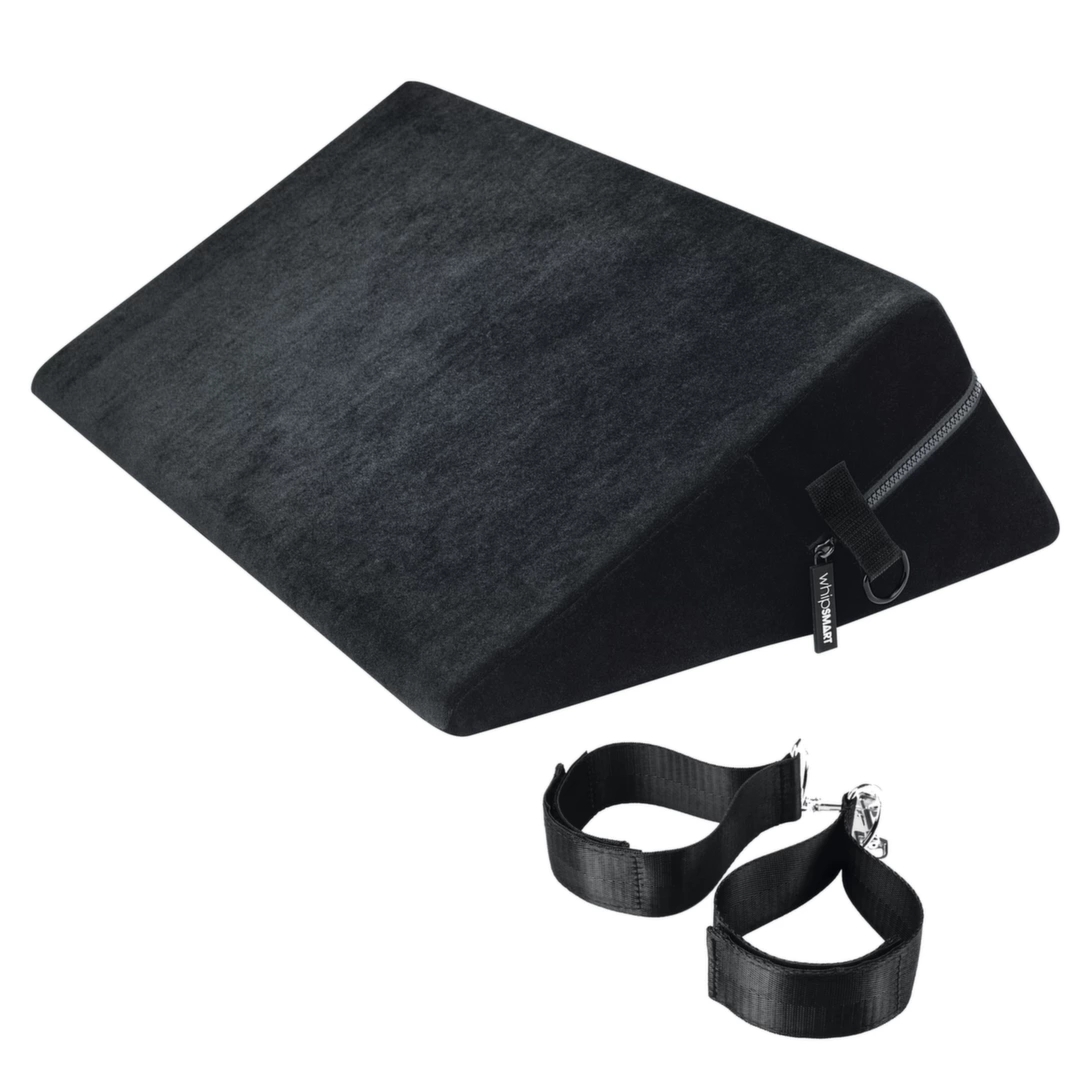 Whipsmart Mini Try-Angle – przenośna poduszka z mankietami, ergonomiczna, czarna