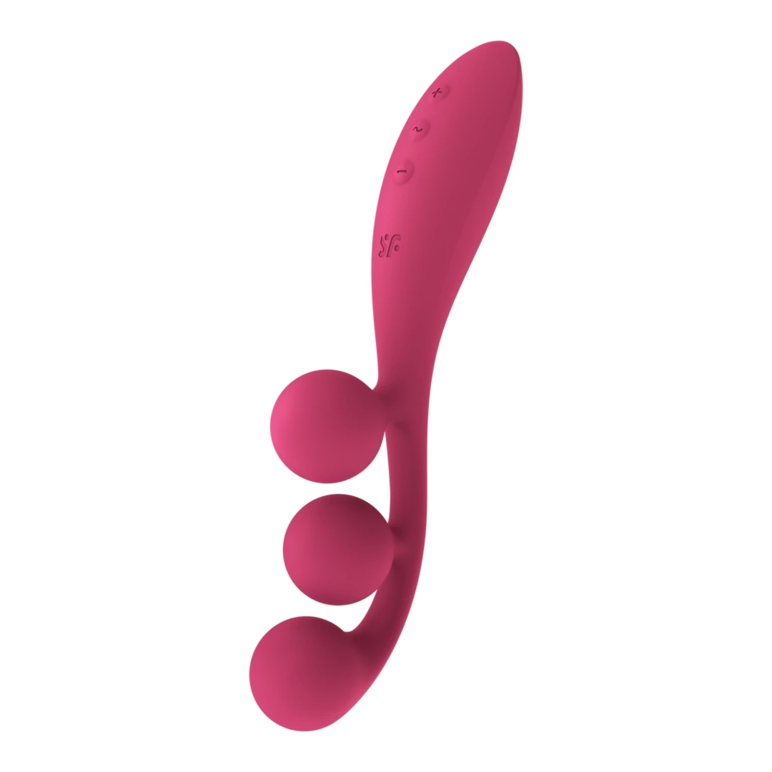 Satisfyer Tri Ball 1 wielofunkcyjny model z trzema silnikami, silikon, ładowalny