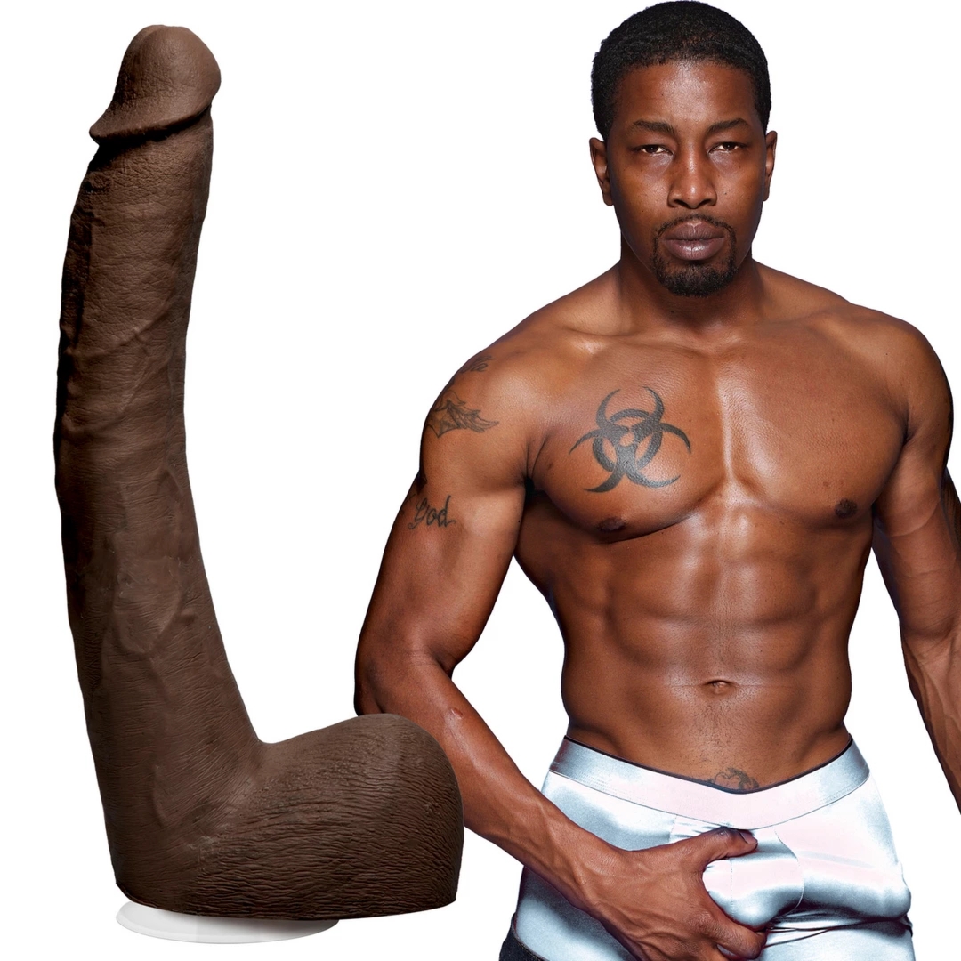 Doc Johnson ULTRASKYN Isiah Maxwell 25 cm – anatomiczny model, podwójna gęstość, naturalny