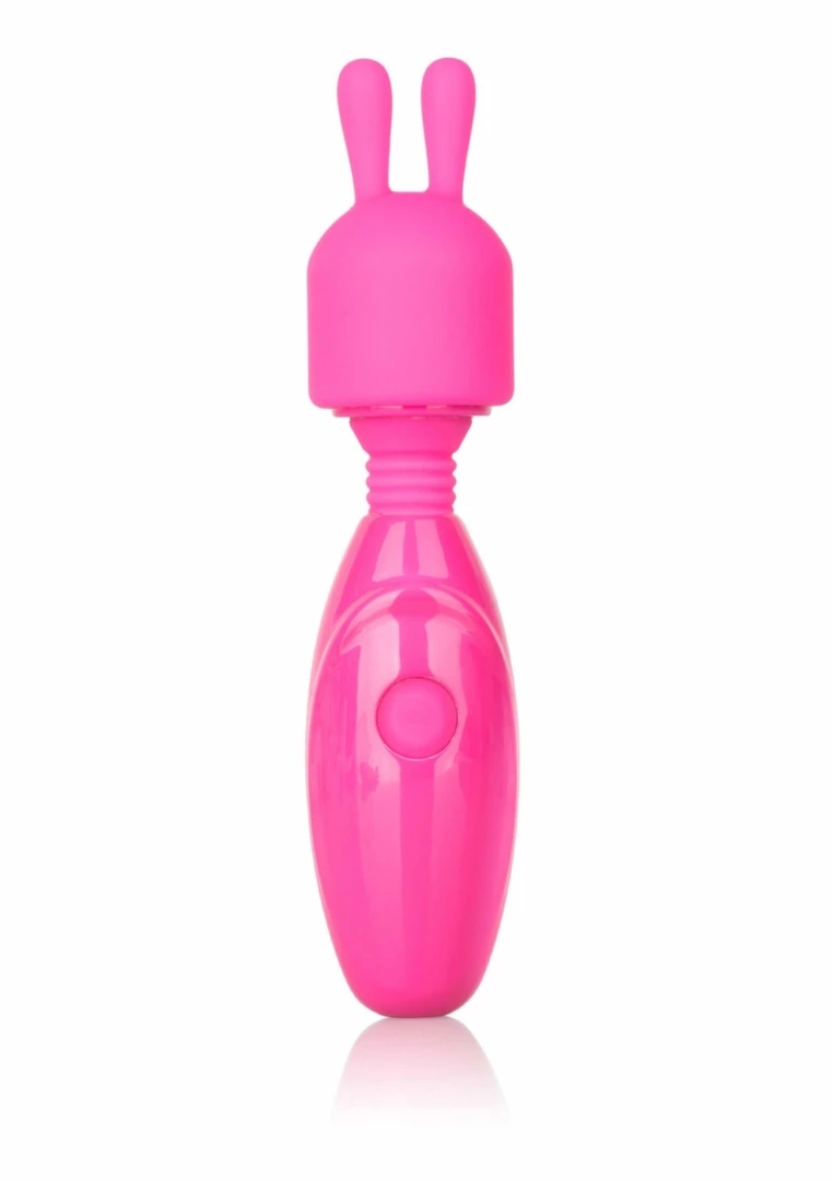 CalExotics Tiny Teasers Bunny – kompaktowy masażer z elastycznymi uszami, 3 tryby, USB